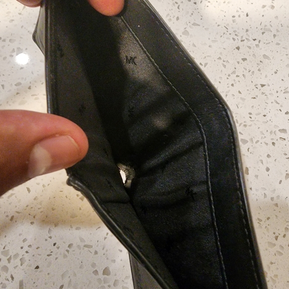 Micheal Kors Mens Wallet Harrison Crossgrain Leather Slim Billfold Wallet - Picture 4 of 4